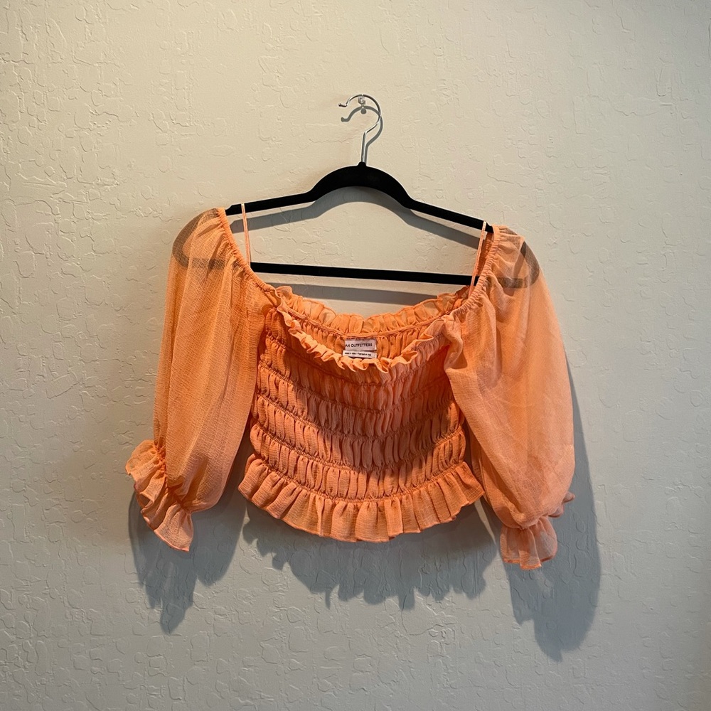 Urban outfitters peach top